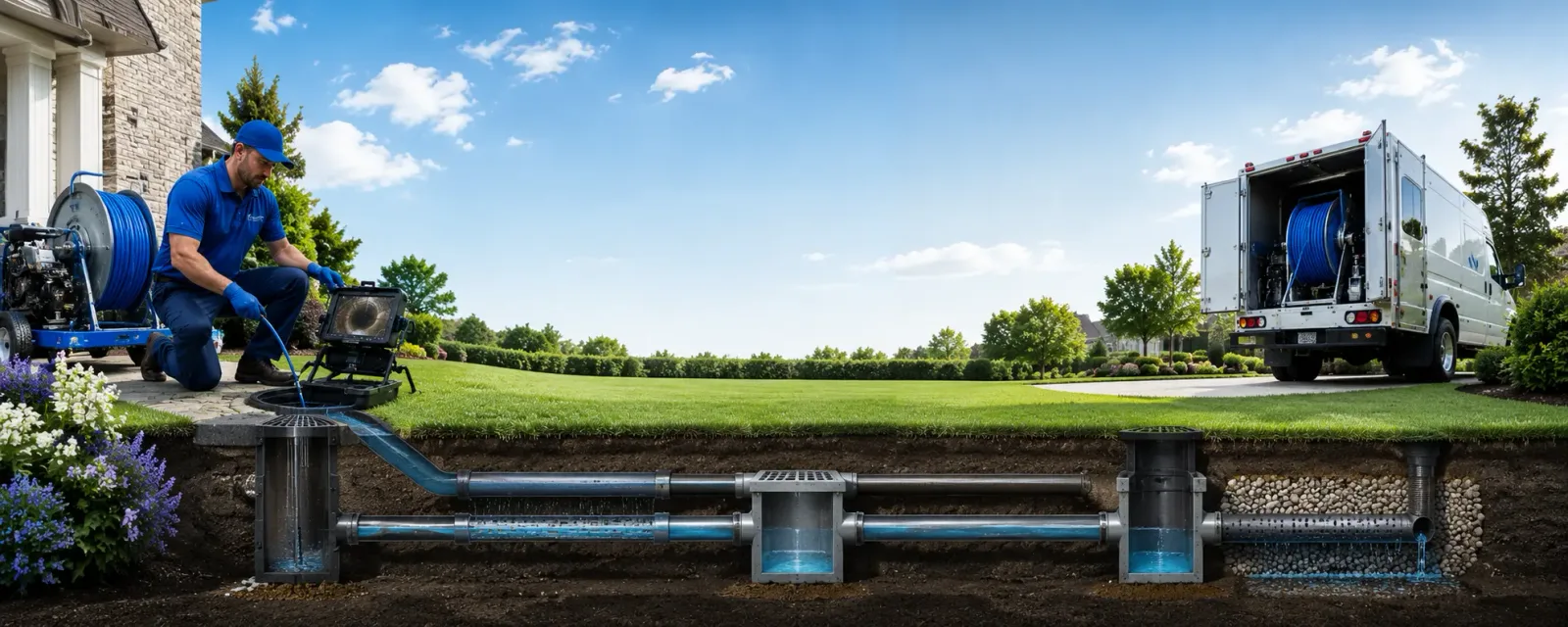 Outdoor drain cleaning information for Florham Park, NJ
